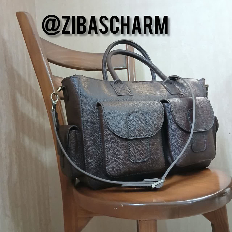 ساک و کیف مسافرتی چرم طبیعی دستدوز زیباس چرم