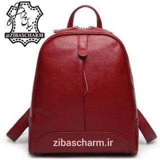 کوله پشتی اسپورت چرم طبیعی دست دوز زیباس چرم