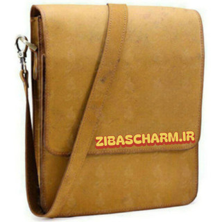 کیف دوشی اسپورت چرم طبیعی دست دوز زیباس چرم